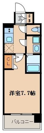 阿波座駅 徒歩5分 9階の物件間取画像